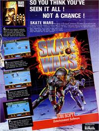 Advert for Skatewars on the Commodore 64.
