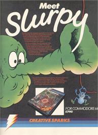 Advert for Slurpy on the Commodore 64.