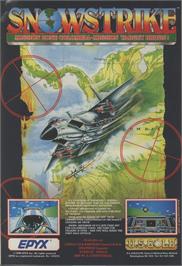 Advert for Snow Strike on the Amstrad CPC.