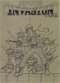 Advert for Space Invasion (Elite) on the Commodore 64.