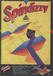 Advert for Spindizzy on the Commodore 64.