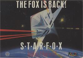 Advert for Starfox on the Commodore 64.