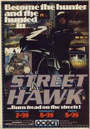 Advert for Street Hawk on the Commodore 64.