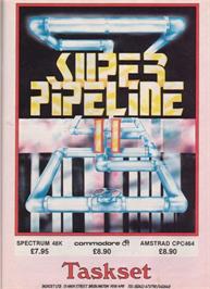 Advert for Super Pipeline 2 on the Commodore 64.