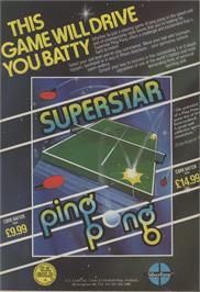 Advert for Superstar Ping Pong on the Commodore 64.