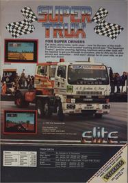 Advert for Supertrux on the Commodore 64.