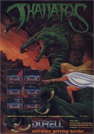Advert for Thanatos on the Commodore 64.