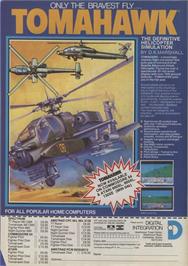 Advert for Tomahawk on the Atari 8-bit.