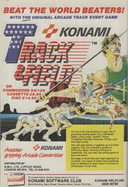 Advert for Track And Field on the Amstrad CPC.