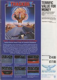 Advert for Tracker on the Commodore 64.