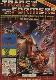 Advert for Transformers on the Sony Playstation 2.