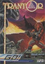Advert for Trantor the Last Stormtrooper on the MSX 2.