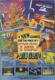 Advert for Trio on the Commodore 64.