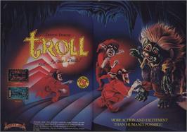 Advert for Troll on the Commodore 64.