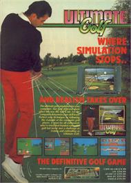 Advert for Ultimate! Golf on the Commodore 64.