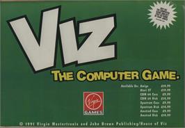 Advert for Viz - The Game on the Commodore Amiga.