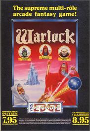 Advert for Warlock's Quest on the Commodore Amiga.