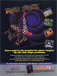 Advert for Weird Dreams on the Commodore 64.