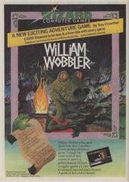 Advert for William Wobbler on the Commodore 64.
