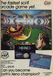 Advert for Xeno on the Commodore 64.