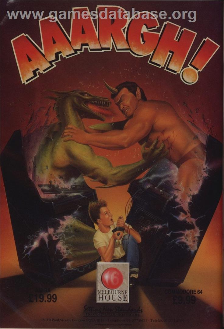 Aaargh! - Commodore Amiga - Artwork - Advert