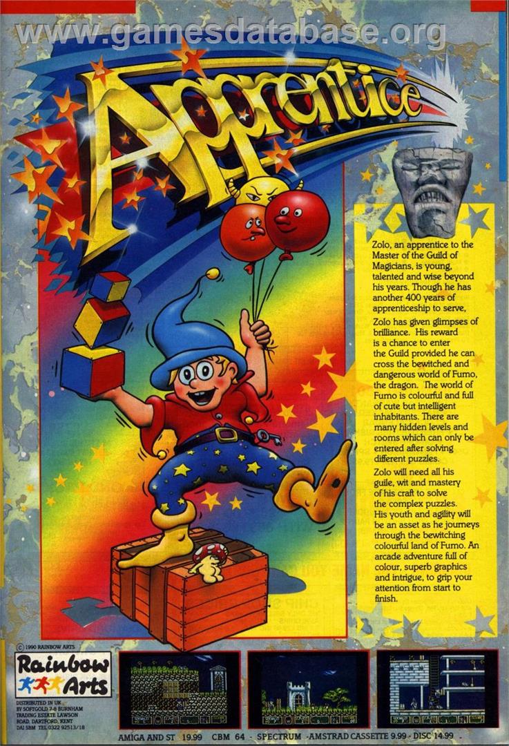 Apprentice - Commodore 64 - Artwork - Advert
