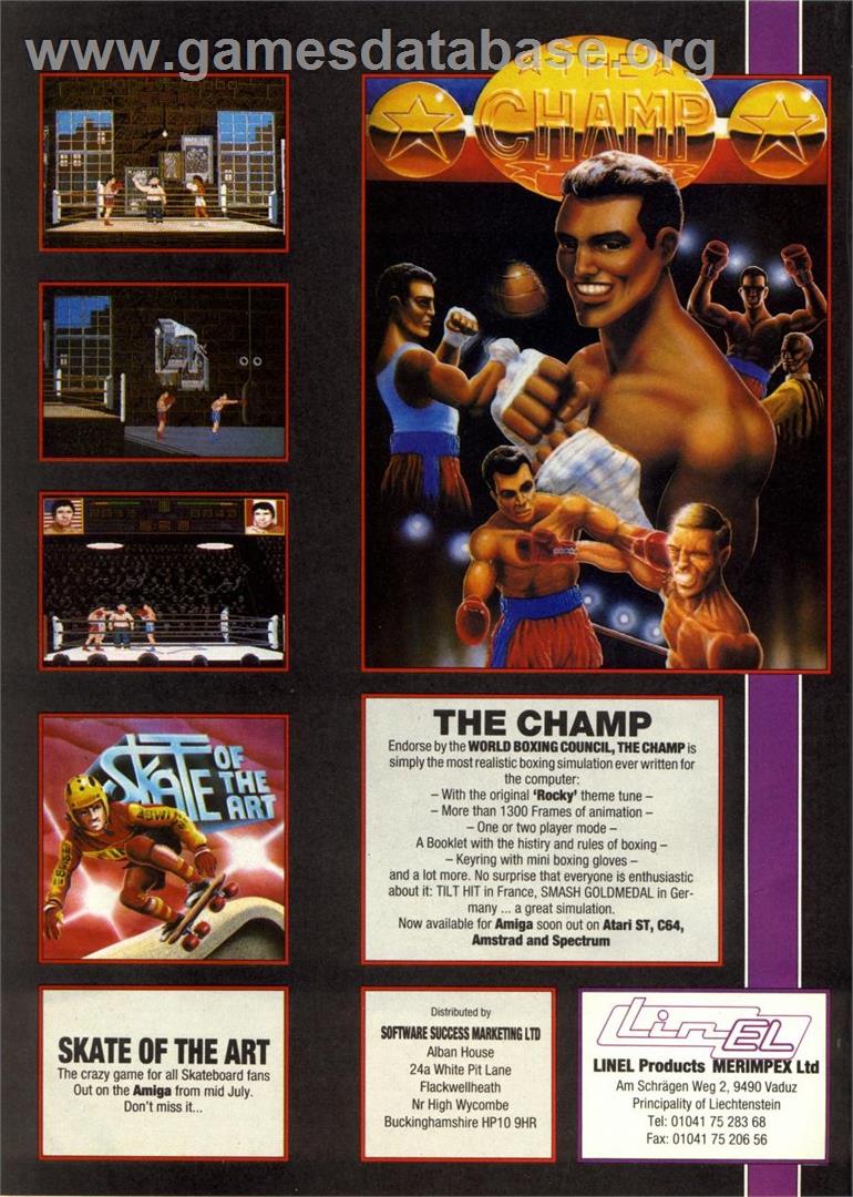 Championship Sprint - Commodore 64 - Artwork - Advert