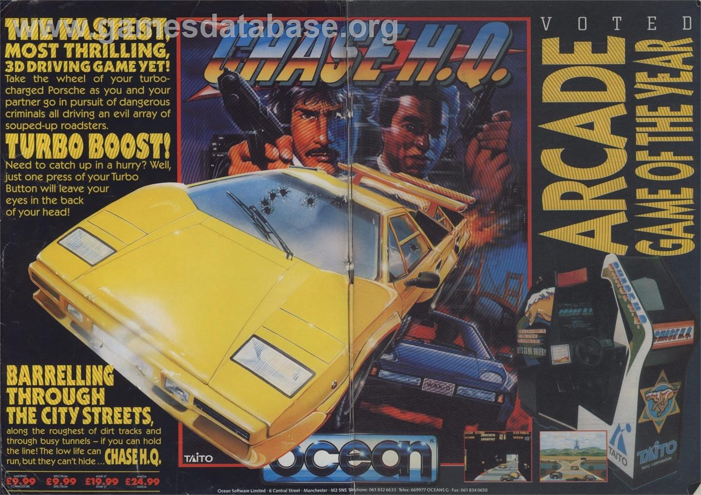 Chase H.Q. - Commodore 64 - Artwork - Advert