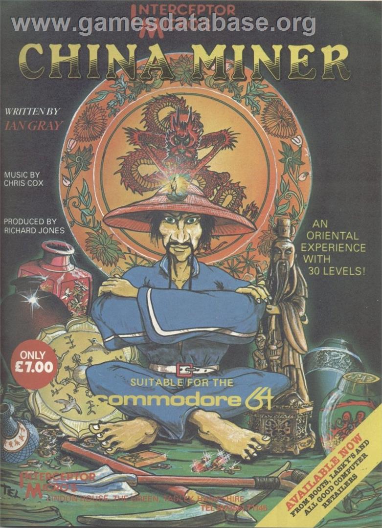 China Miner - Commodore 64 - Artwork - Advert