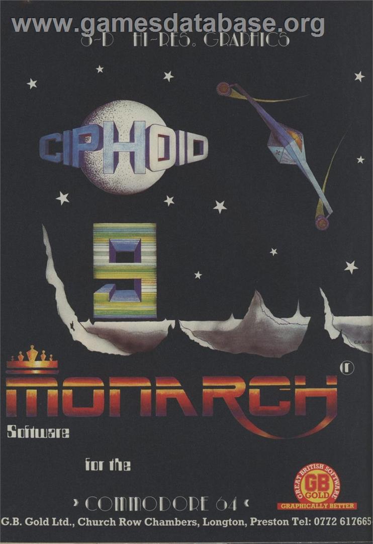 Ciphoid 9 - Commodore 64 - Artwork - Advert