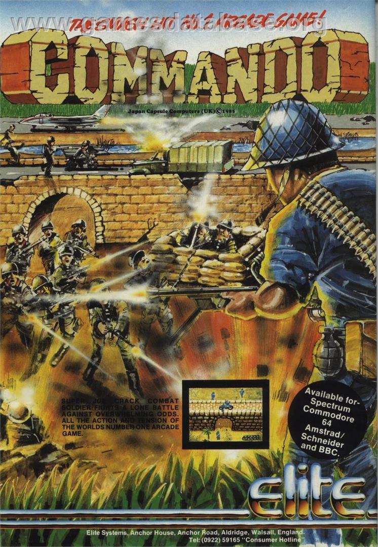 Commando - Commodore 64 - Artwork - Advert