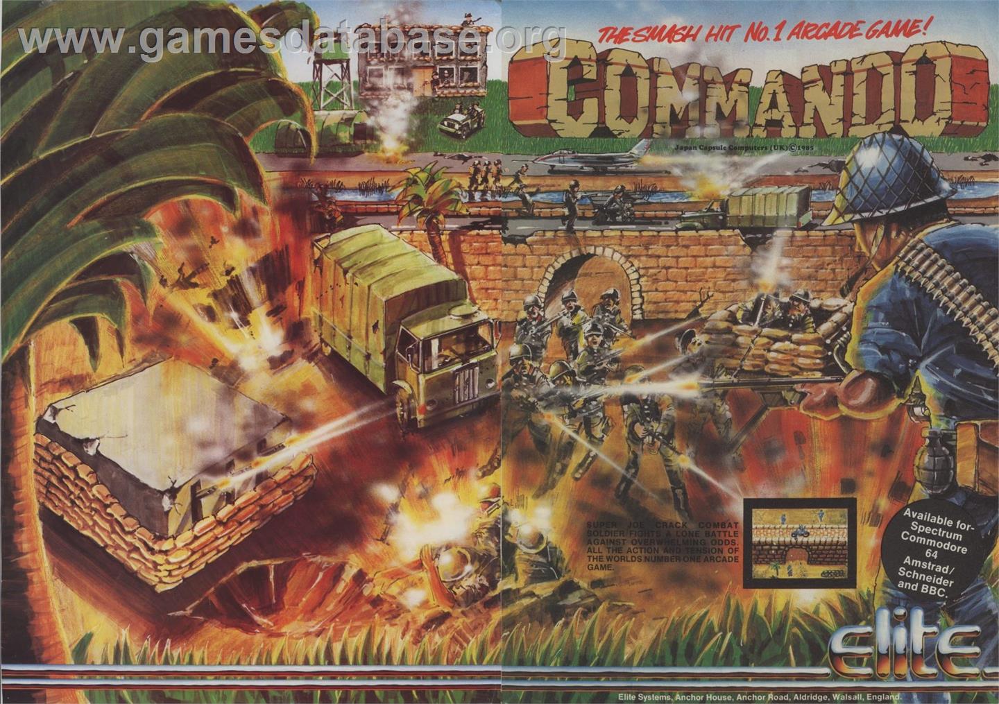 Commando 2 - Commodore 64 - Artwork - Advert
