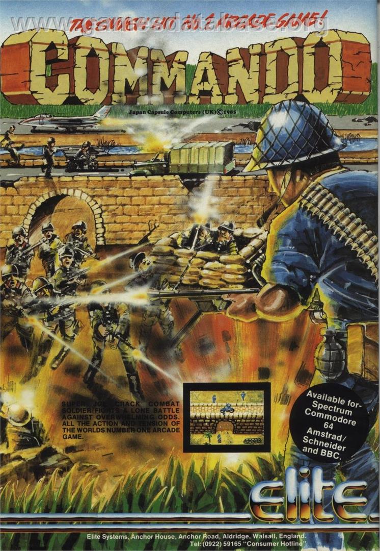 Commando Arcade - Commodore 64 - Artwork - Advert
