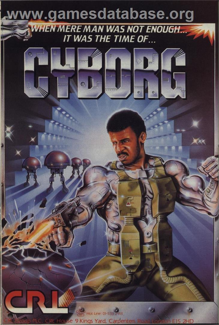 Cyborg - Atari 8-bit - Artwork - Advert