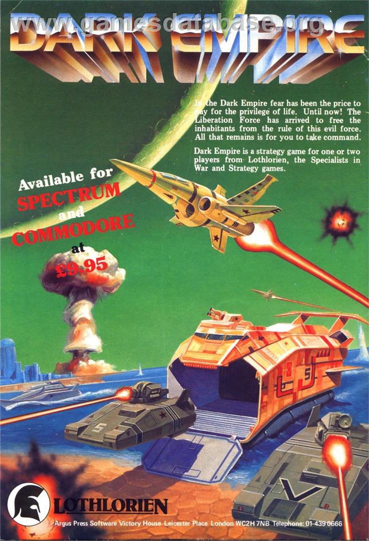 Dark Empire - Commodore 64 - Artwork - Advert