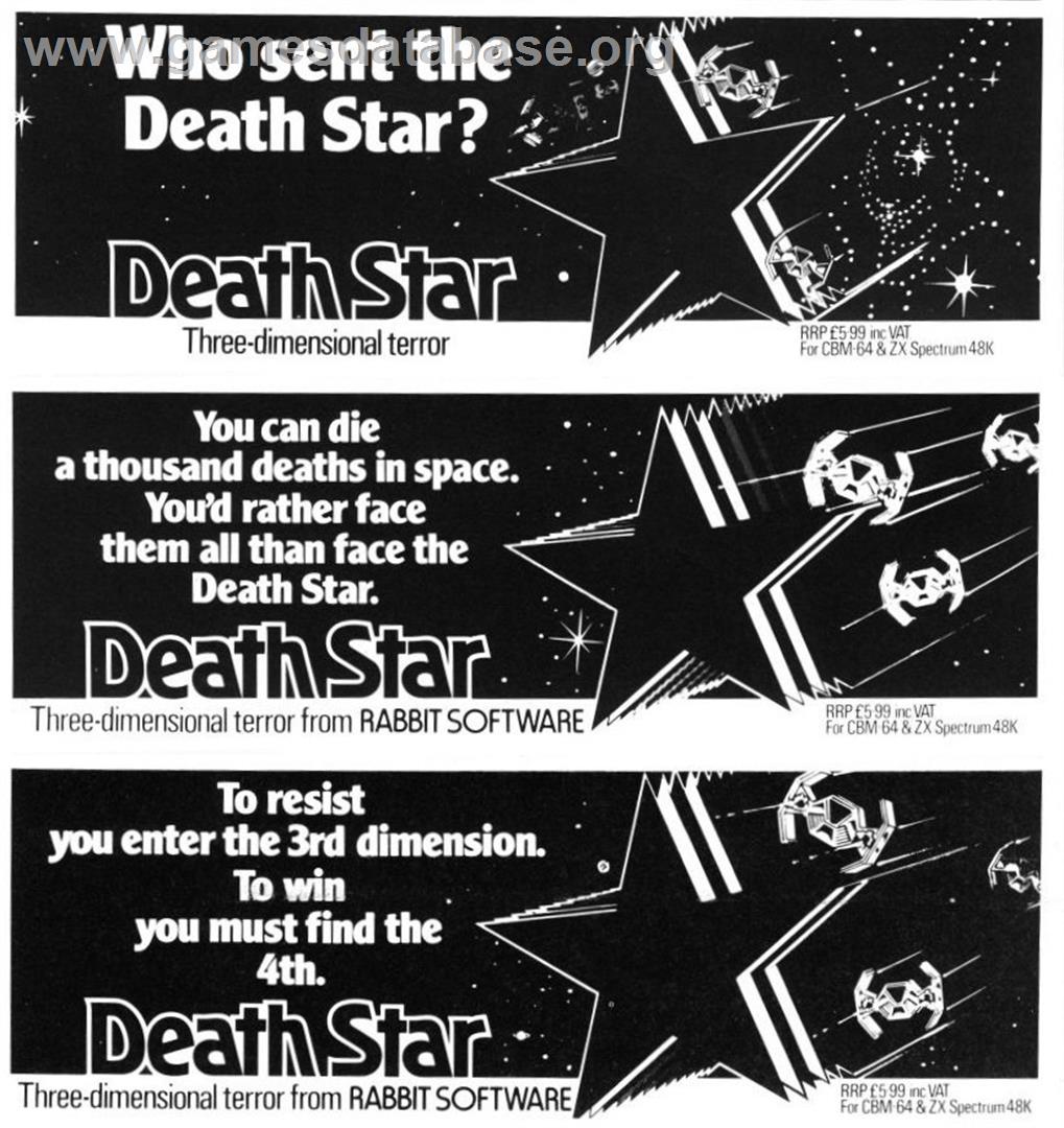 Death Star (Rabbit Software) - Commodore 64 - Artwork - Advert