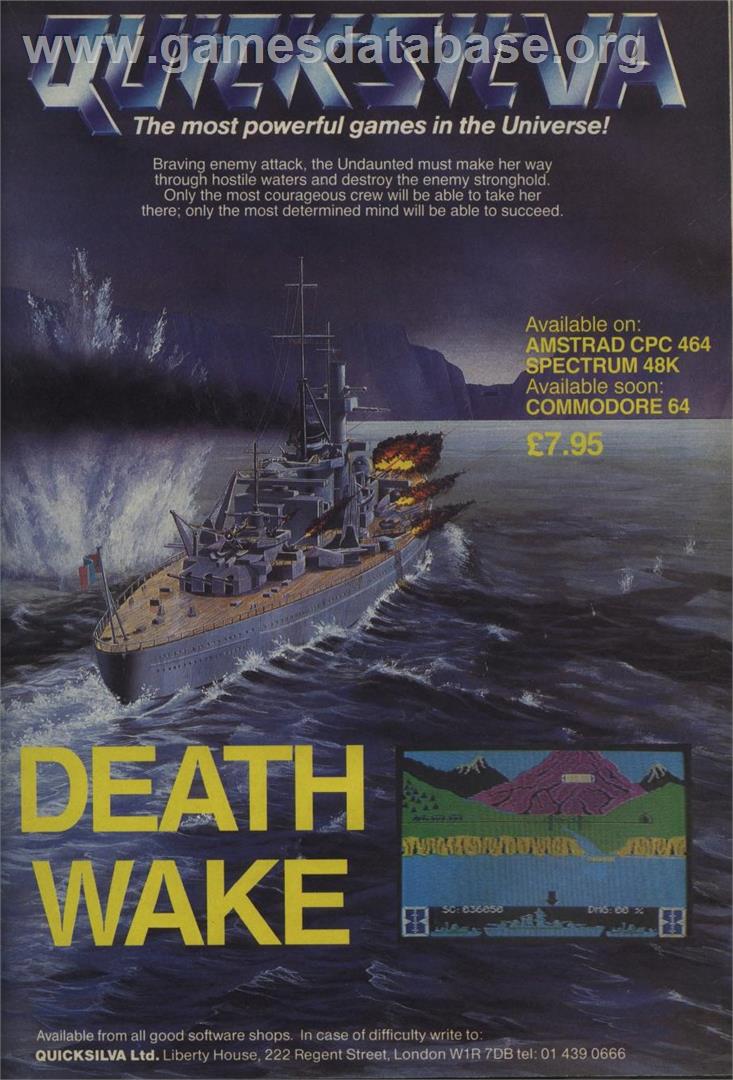 Death Wake - Commodore 64 - Artwork - Advert