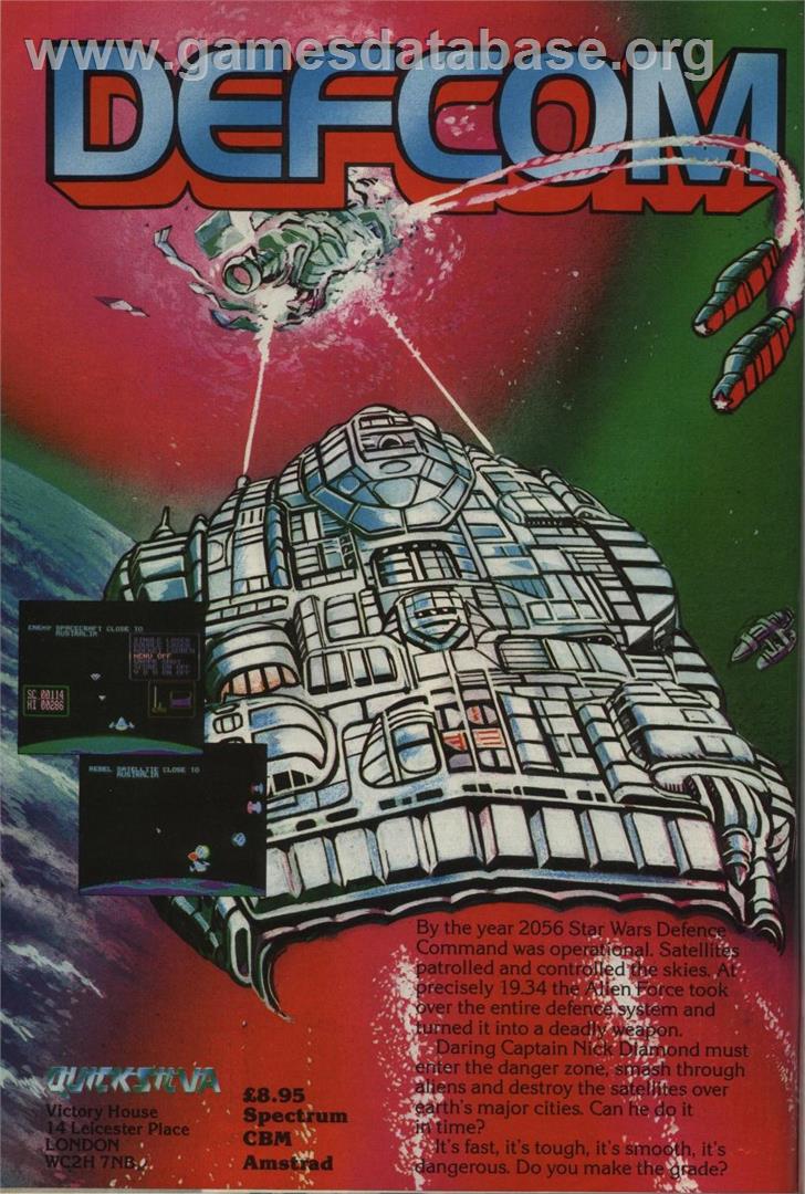 Defcom - Amstrad CPC - Artwork - Advert