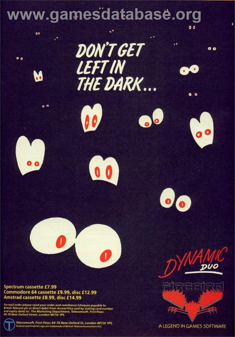 Dynamic Duo - Commodore 64 - Artwork - Advert