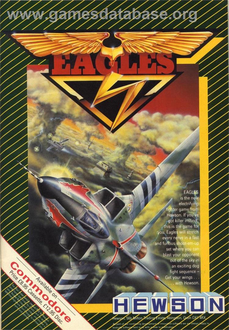 Eagles - Commodore 64 - Artwork - Advert