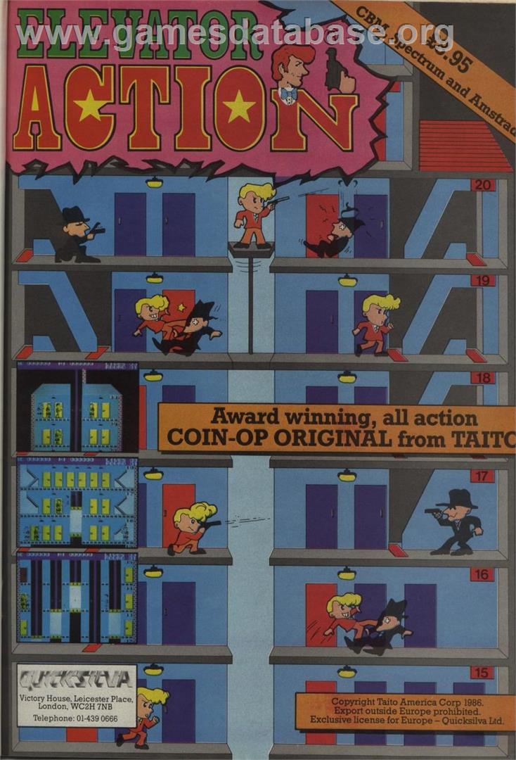 Elevator Action - Microsoft Windows - Artwork - Advert