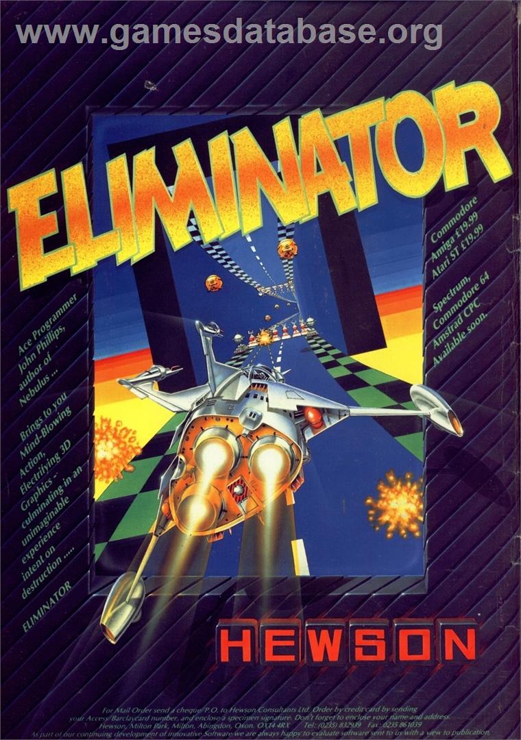 Eliminator - Commodore 64 - Artwork - Advert