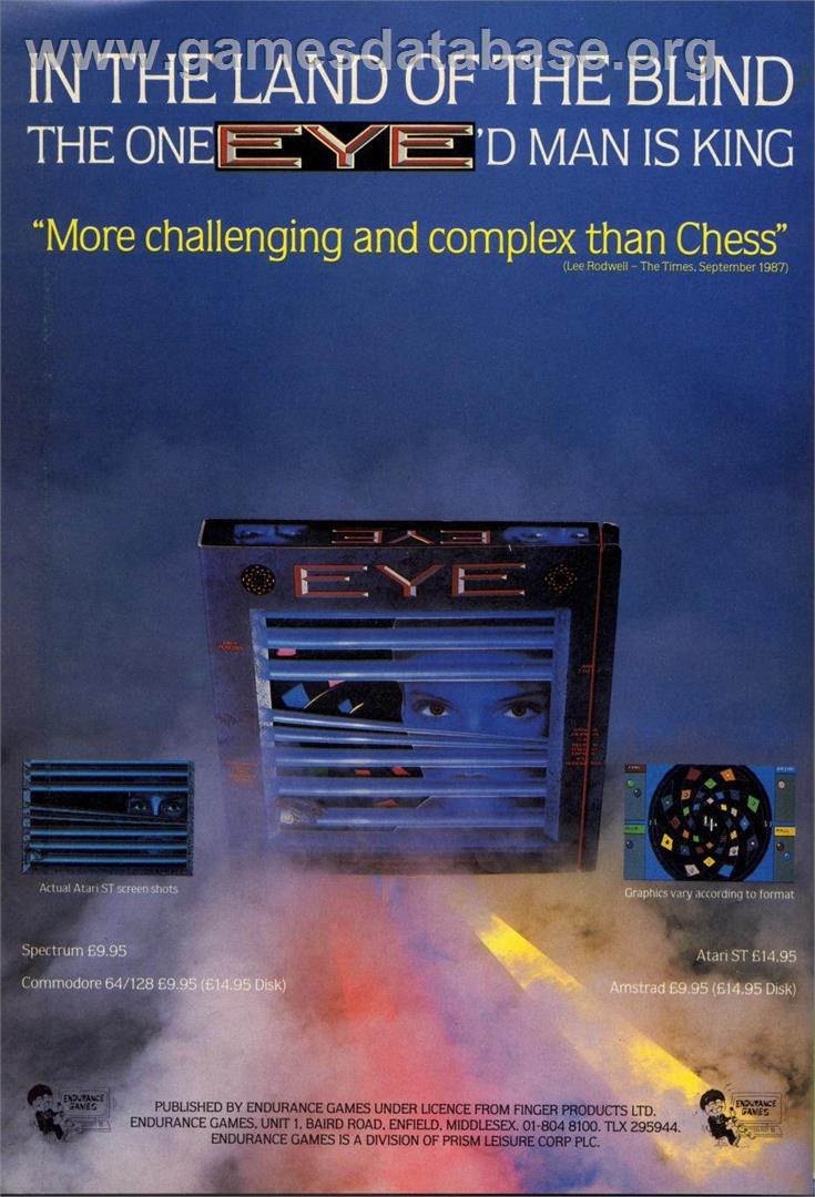 Eye - Commodore 64 - Artwork - Advert