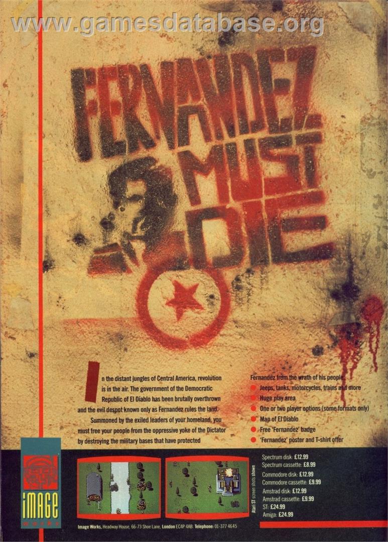Fernandez Must Die - Commodore 64 - Artwork - Advert