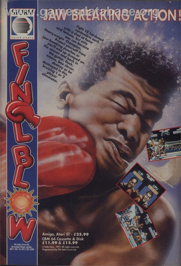 Final Blow - FM Towns Marty - Artwork - Advert