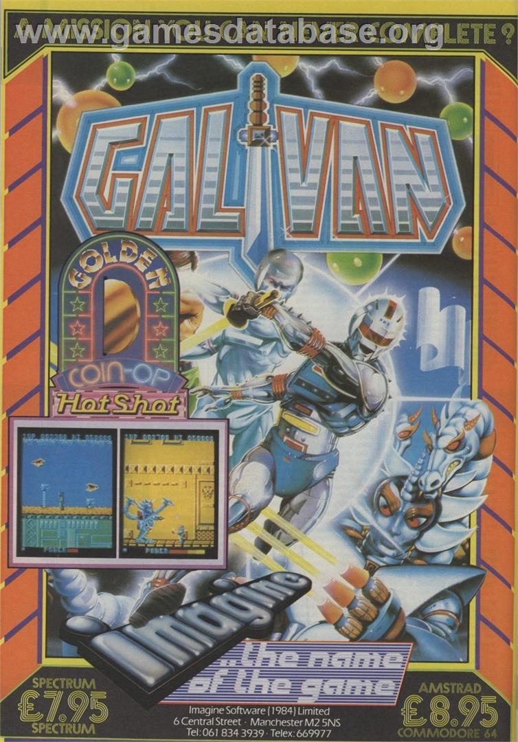 Galivan - Sinclair ZX Spectrum - Artwork - Advert
