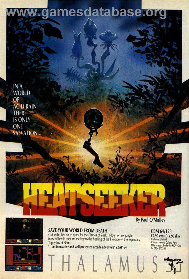 Heatseeker - Commodore 64 - Artwork - Advert