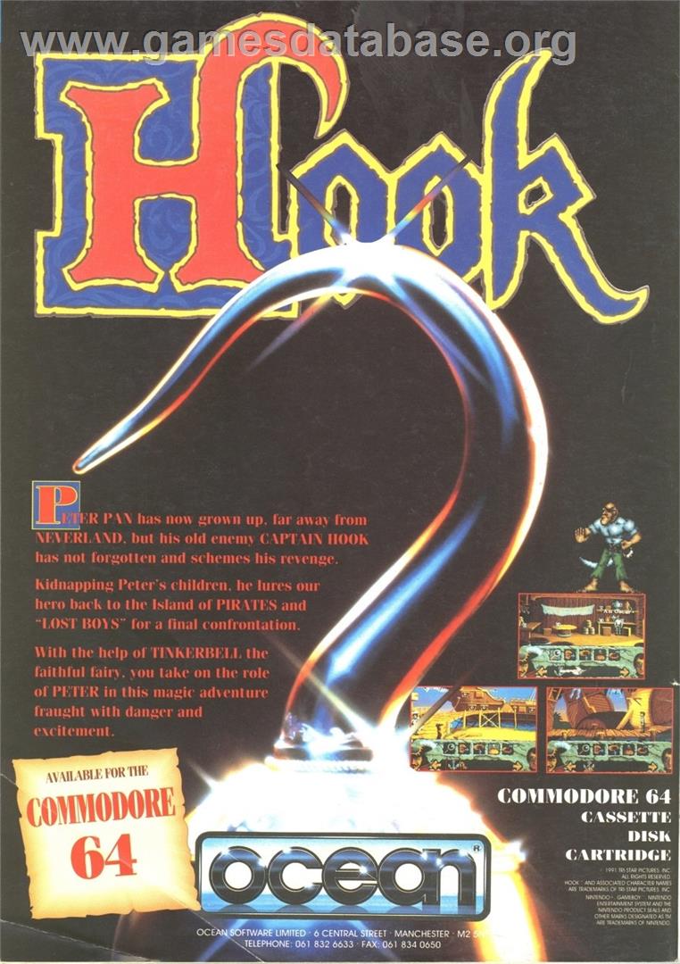 Hook - Commodore 64 - Artwork - Advert