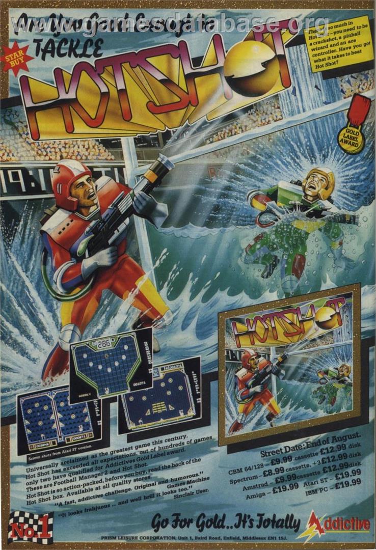 Hotshot - Commodore 64 - Artwork - Advert