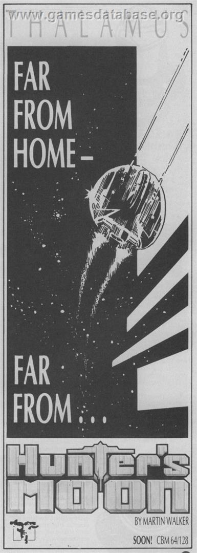 Hunter's Moon - Commodore 64 - Artwork - Advert